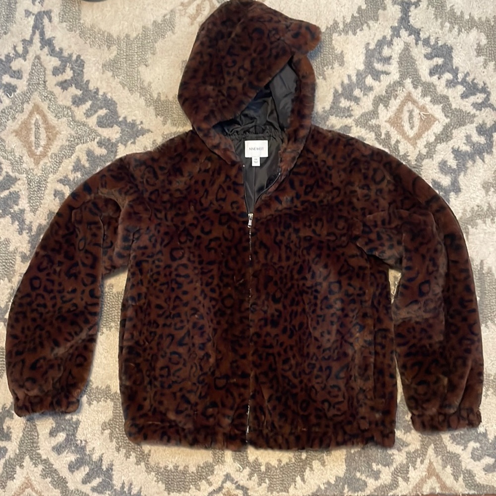 Faux fur jacket